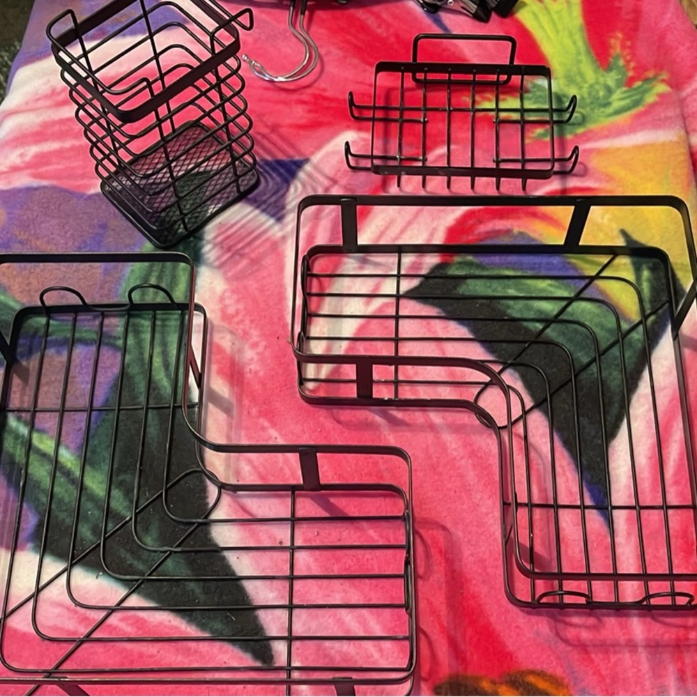 Black Wire Storage Racks